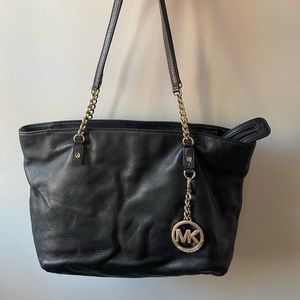 Black and Gold Chain Michael Kors Purse